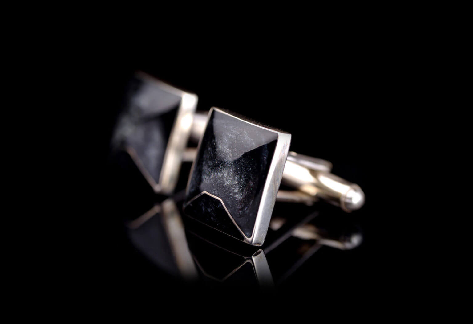 obsidian cufflinks