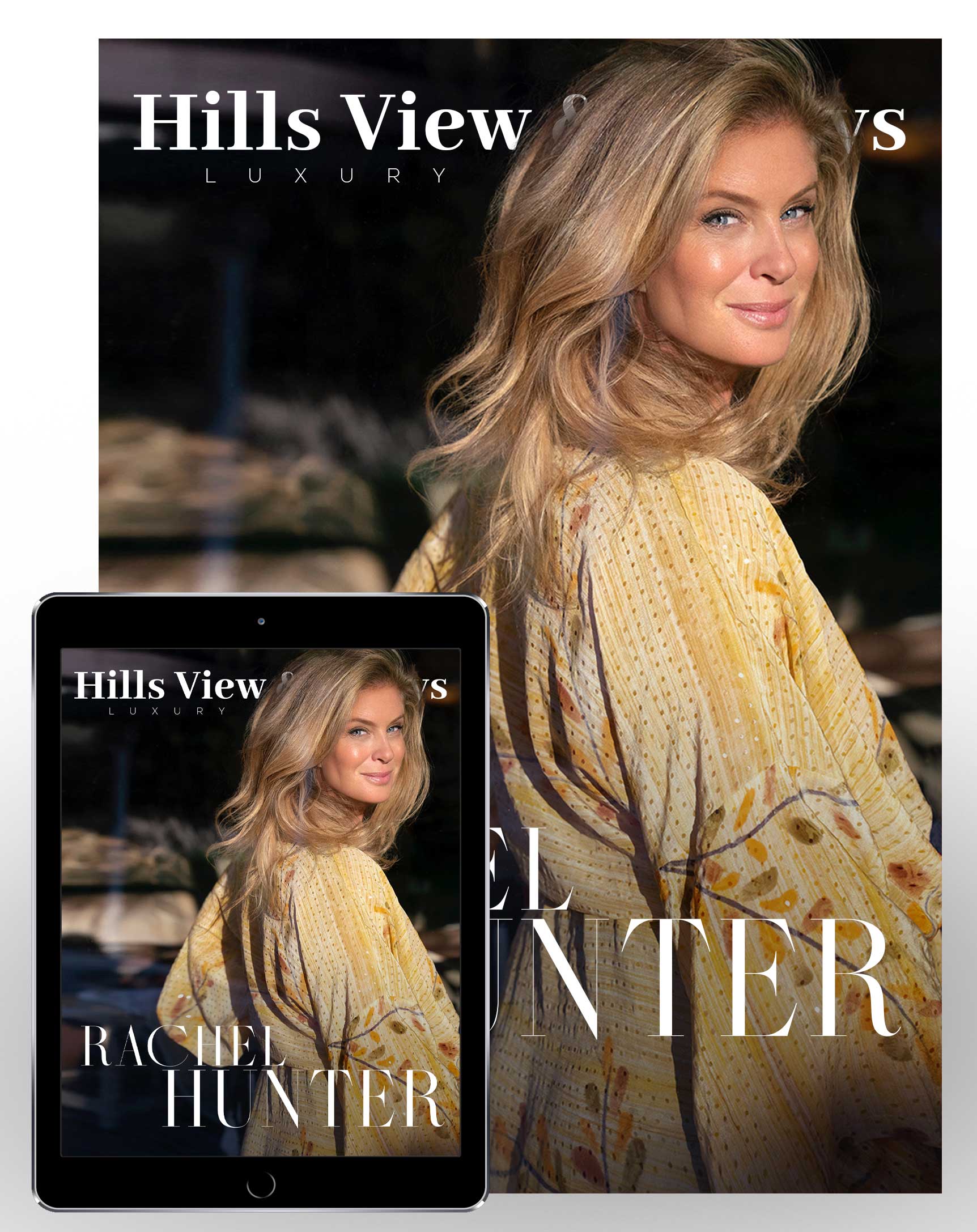 SAVE THE DATE: Rachel Hunter Featured in HVV’s Exclusive Signature Summer Issue!